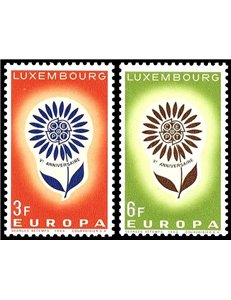 LUSSEMBURGO 1964 Europa 2v MNH**