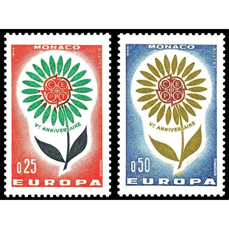 MONACO 1964 Europa 2v MNH**