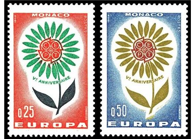 MONACO 1964 Europa 2v MNH**