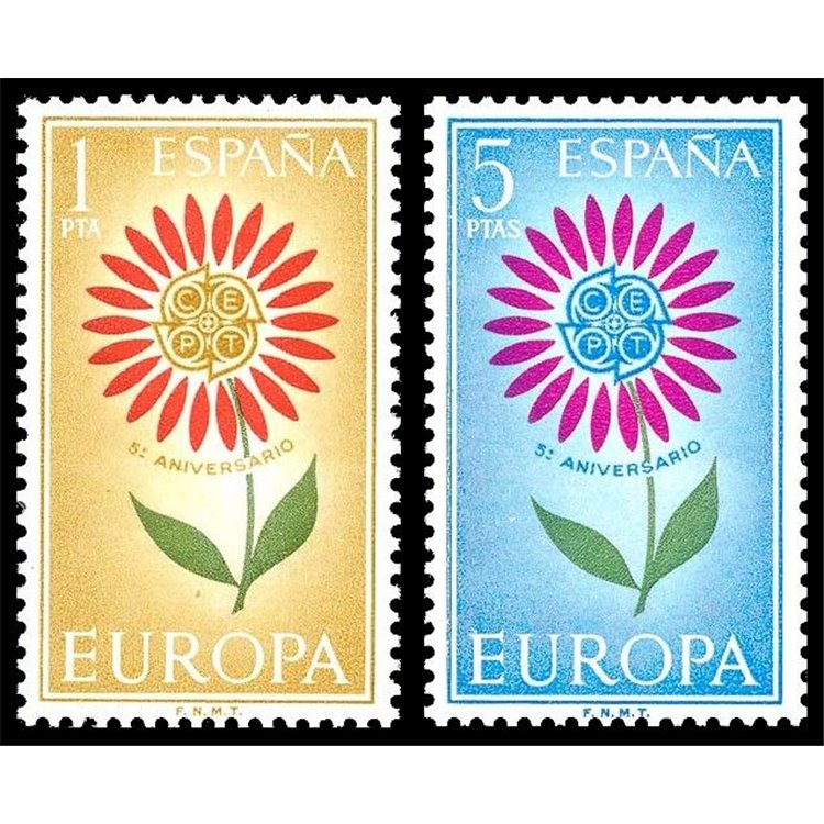 SPAIN 1964 Europe 2v MNH**