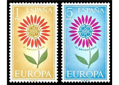 SPAIN 1964 Europe 2v MNH**
