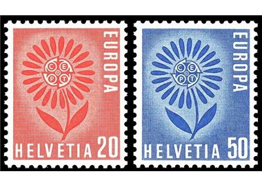 SWITZERLAND 1964 Europe 2v MNH**