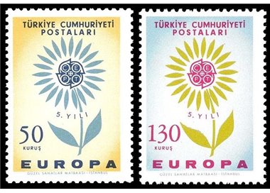 TURCHIA 1964 Europa 2v MNH**