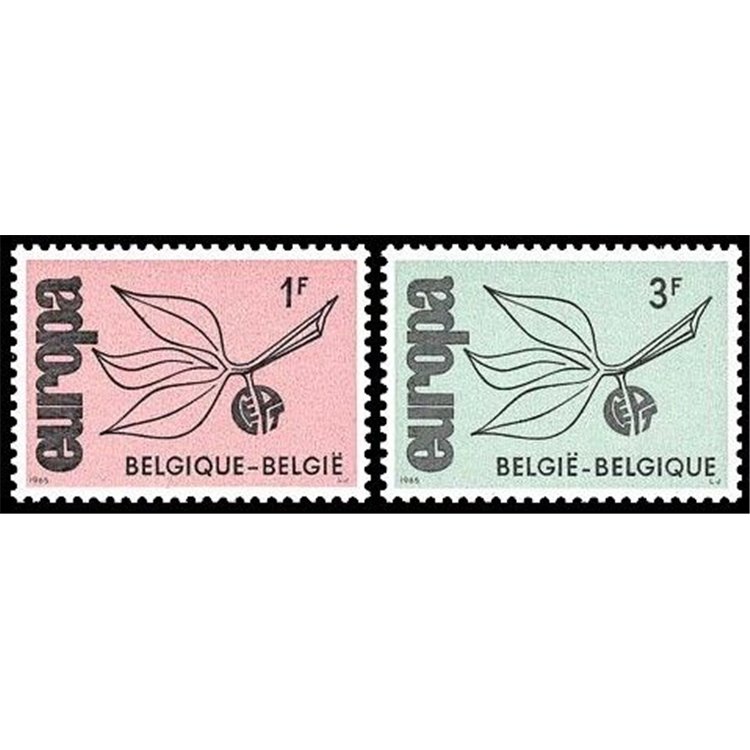 BELGIUM 1965 Europe 2v MNH**