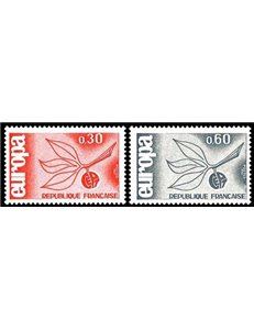 FRANCE 1965 Europe 2v MNH**