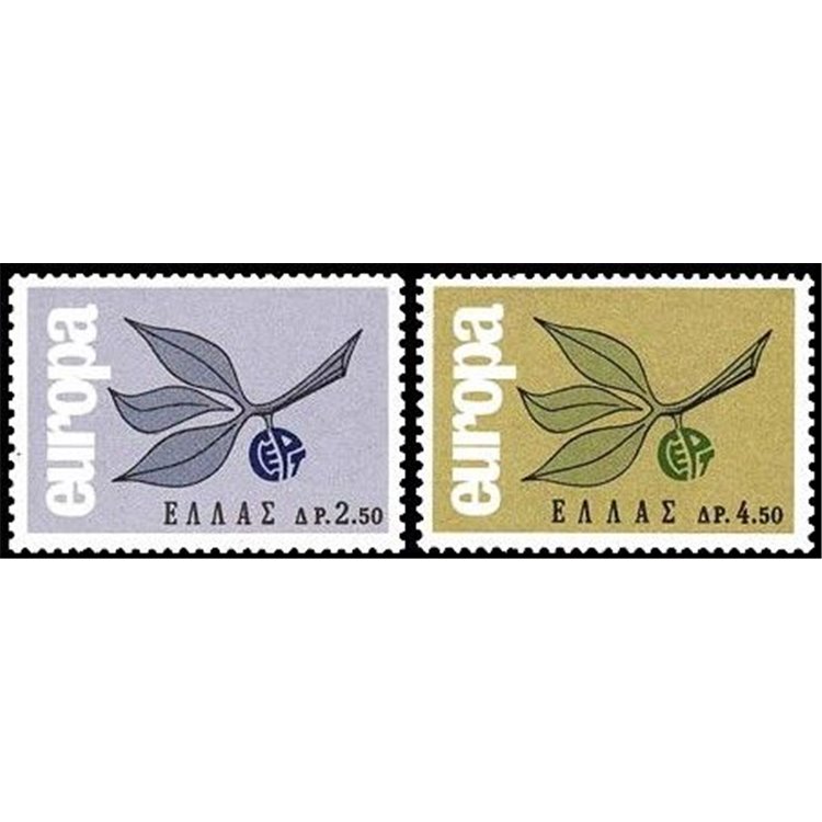 GRECIA 1965 Europa 2v MNH**