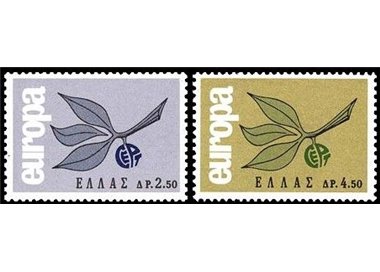GRECIA 1965 Europa 2v MNH**
