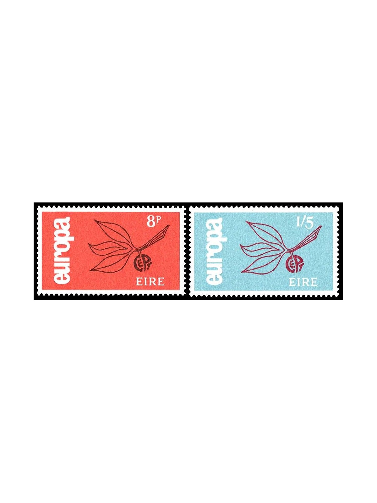 IRLANDA 1965 Europa 2v MNH**