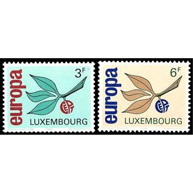 LUSSEMBURGO 1965 Europa 2v MNH**