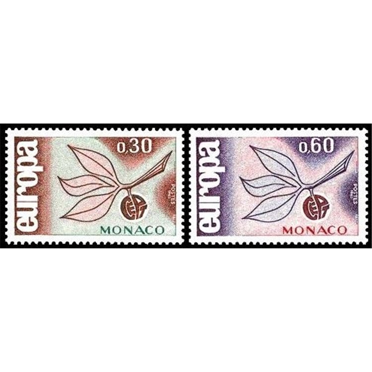 MONACO 1965 Europe 2v MNH**