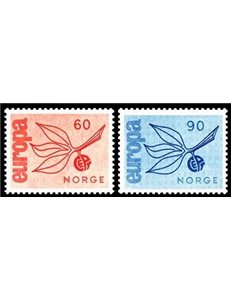 NORVEGIA 1965 Europa 2v MNH**