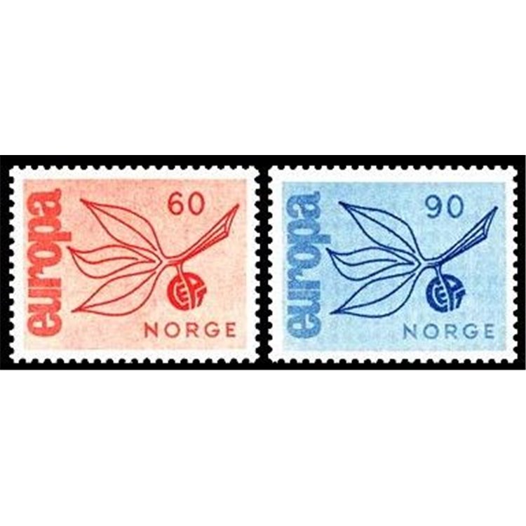 NORVEGIA 1965 Europa 2v MNH**