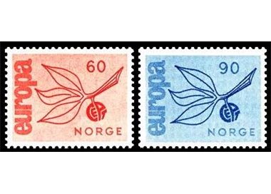 NORWAY 1965 Europe 2v MNH**