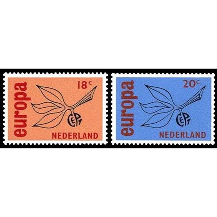 OLANDA 1965 Europa 2v MNH**