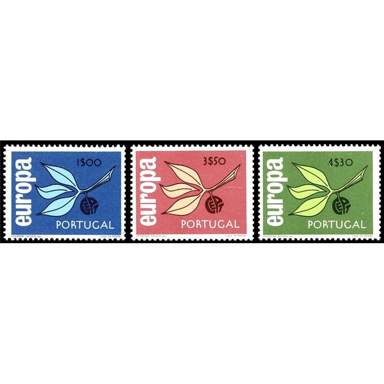 PORTUGAL 1965 Europe 3v MNH**