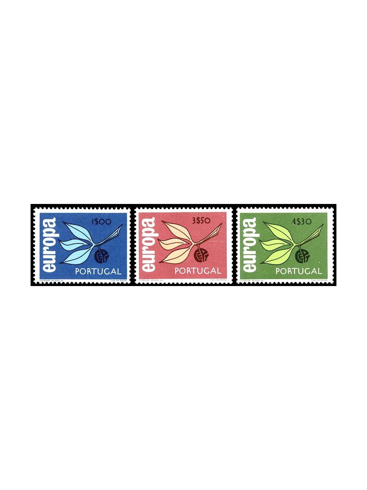 PORTUGAL 1965 Europe 3v MNH**