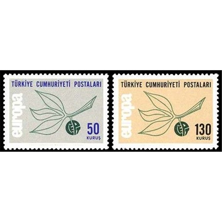 Türkiye 1965 Europe 2v MNH**