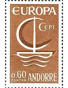 ANDORRA FRANCESE 1966 Europa MNH**