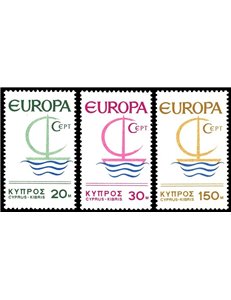 CIPRO 1966 Europa 3v MNH**
