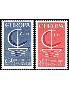 FRANCIA 1966 Europa 2v MNH**