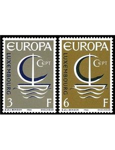 LUXEMBOURG 1966 Europe 2v MNH**