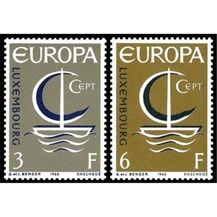 LUXEMBOURG 1966 Europe 2v MNH**