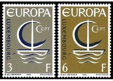 LUSSEMBURGO 1966 Europa 2v MNH**