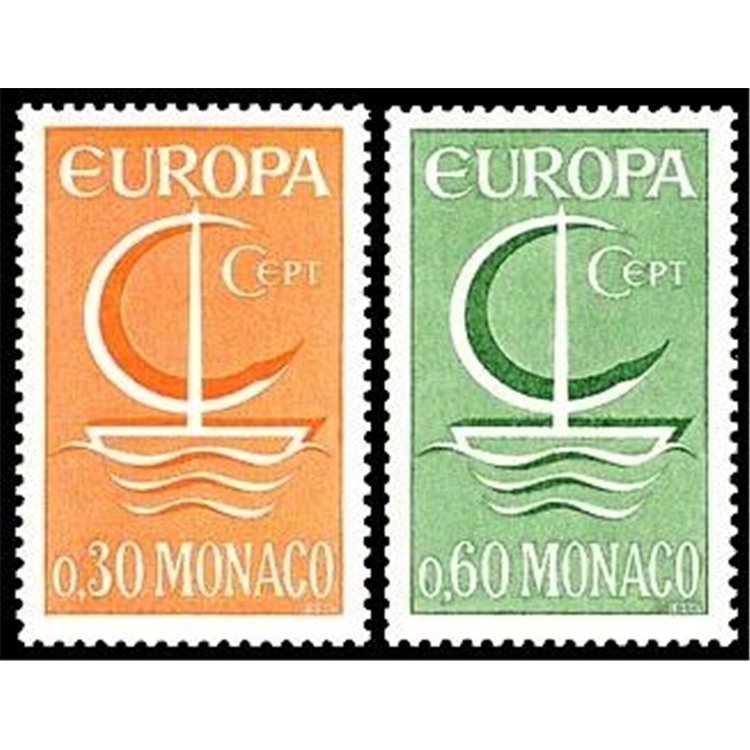 MONACO 1966 Europa 2v MNH**