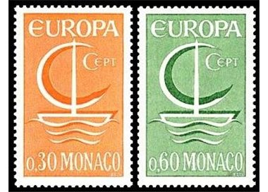 MONACO 1966 Europe 2v MNH**