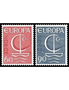 NORVEGIA 1966 Europa 2v MNH**