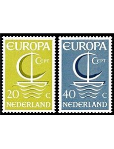 NETHERLANDS 1966 Europe 2v MNH**