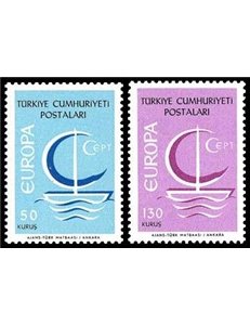 TURCHIA 1966 Europa 2v MNH**