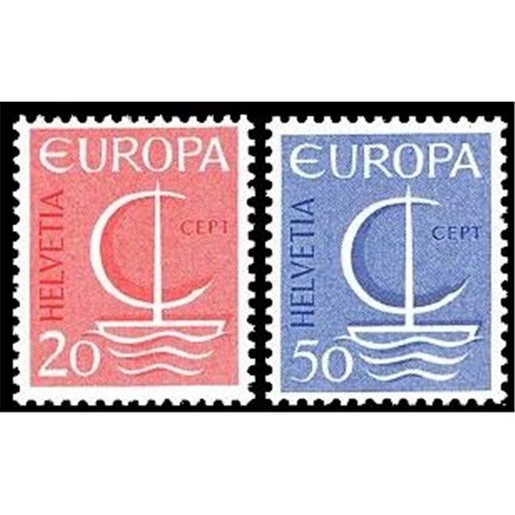 SVIZZERA 1966 Europa 2v MNH**
