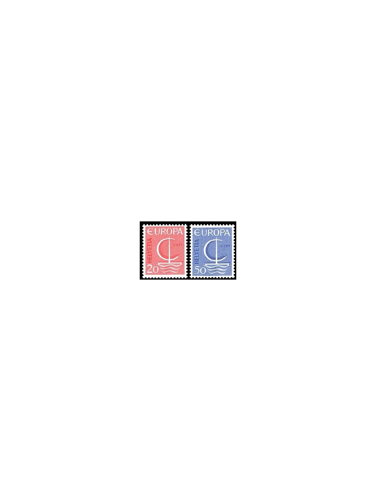 SVIZZERA 1966 Europa 2v MNH**
