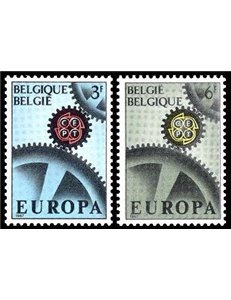 BELGIUM 1967 Europe 2v MNH**
