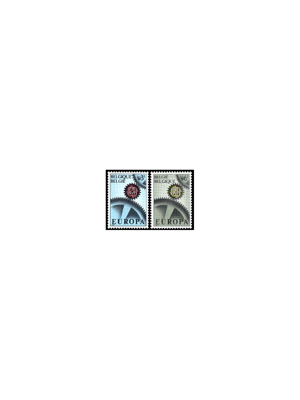 BELGIUM 1967 Europe 2v MNH**
