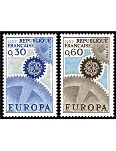 FRANCE 1967 Europe 2v MNH**