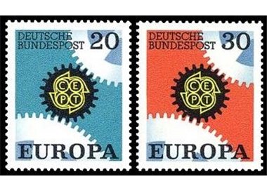 GERMANY BRD 1967 Europe 2v MNH**