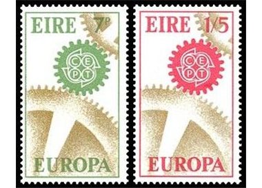 IRELAND 1967 Europe 2v MNH**