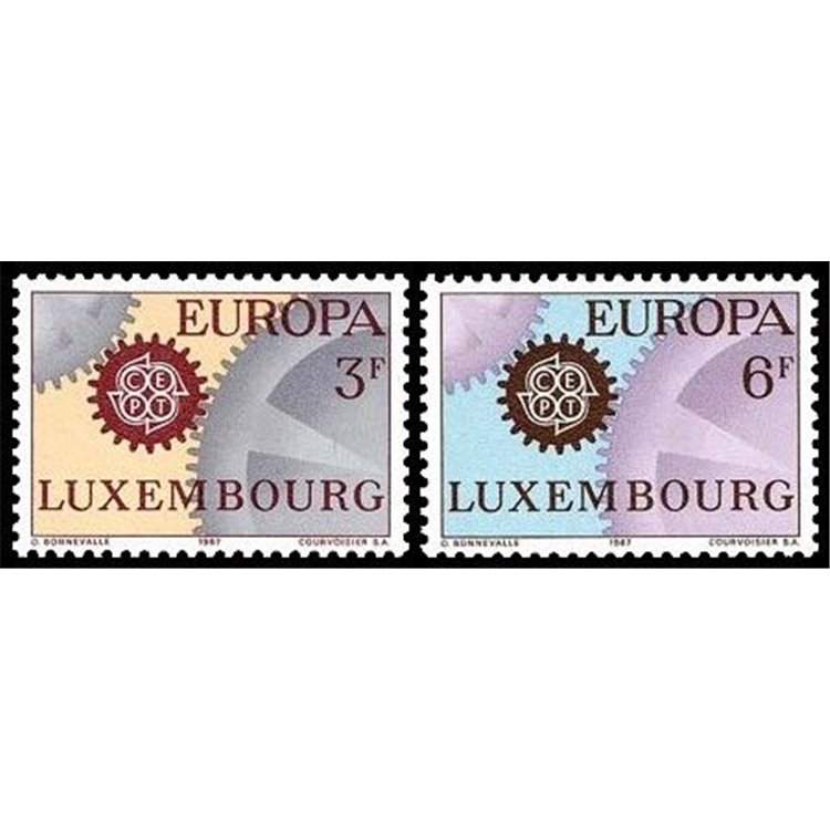 LUXEMBOURG 1967 Europe 2v MNH**