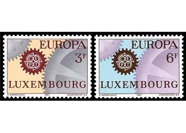 LUXEMBOURG 1967 Europe 2v MNH**