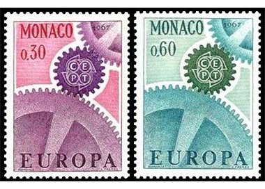 MONACO 1967 Europe 2v MNH**