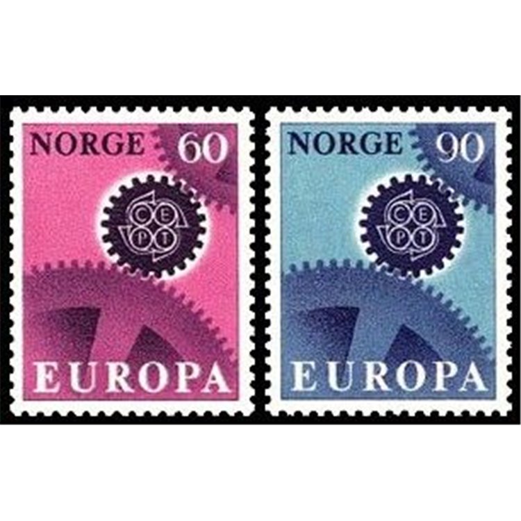 NORVEGIA 1967 Europa 2v MNH**