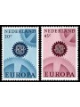 OLANDA 1967 Europa 2v MNH**