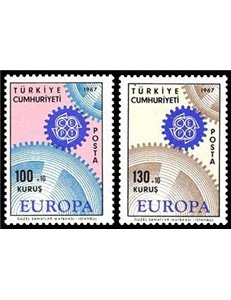 TURCHIA 1967 Europa 2v MNH**