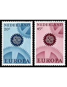 HOLLAND 1967 Europe (phosphorus) 2v MNH**