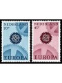 OLANDA 1967 Europa (fosforo) 2v MNH**