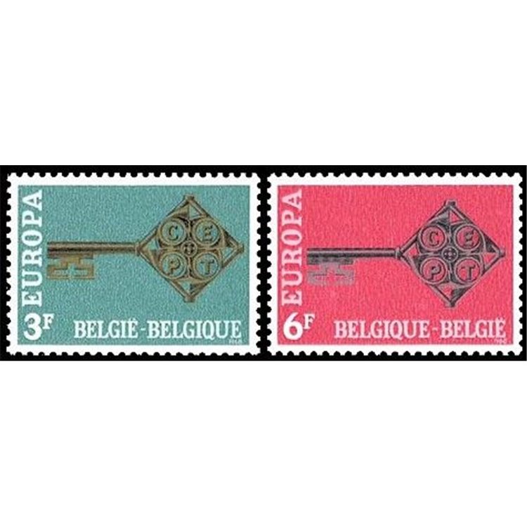 BELGIO 1968 Europa 2v MNH**