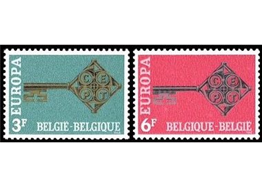 BELGIO 1968 Europa 2v MNH**