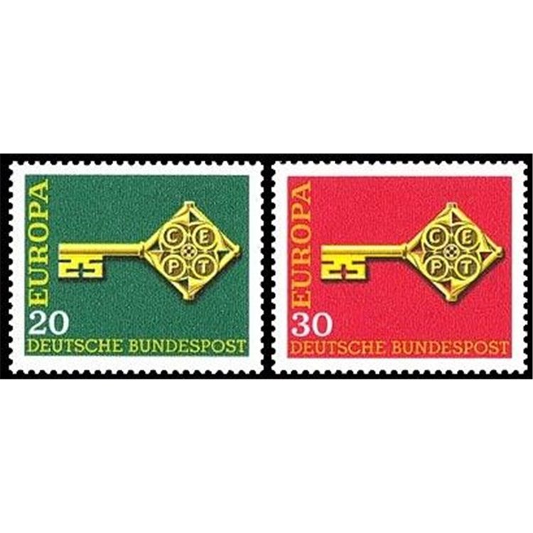 GERMANIA BRD 1968 Europa 2v MNH**